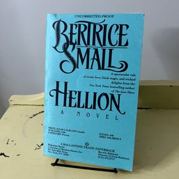 'Hellion' Uncorrected Proof Paperback - Author's Personal Copy
