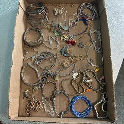 Assorted Costume Jewelry, Mostly Bracelets (BR)