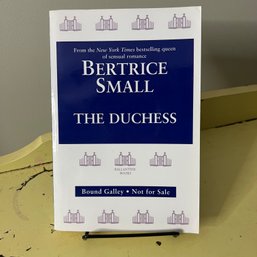 'The Duchess' Uncorrected Proof Paperback - Author's Personal Copy