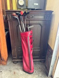 Spalding Including Clubs And All In Bag (Garage) Worn
