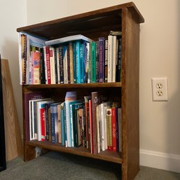 Rustic Wooden Bookshelf With Contents (Loft)