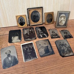 Assorted Antique Tin Type Photos  (OA)