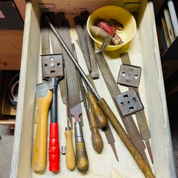 Drawer Lot No. 2 - Metal Files, Chisels, And Scrapers (Zone 3)