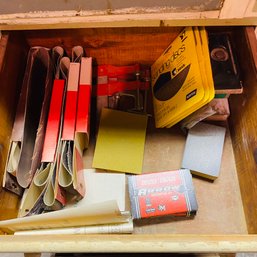 Drawer Lot No. 3 - Sand Paper And Accessories Lot (Zone 3)