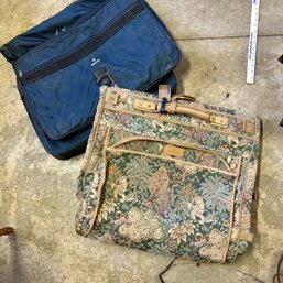 Pair Of Vintage Suit/dress Luggage (GarageMB21)