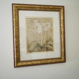 Framed Floral Print (Exercise Room)