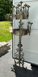 Large Antique Candelabra From Church