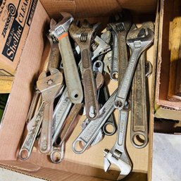 Adjustable Wrench Box Lot
