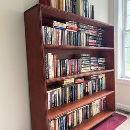 Charming Vintage Bookcase With Decorative Trim - See Photos For Wear - Books Not Inc (upBed)