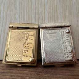 Small Vintage Stamp Holder & Mini Rolodex (OA)