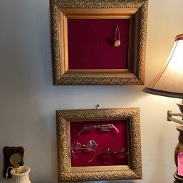 Pair Of Vintage Frames With Watch And Eye Glasses (Living Room)