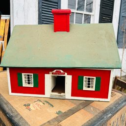 Wooden Model House With Removable Roof 'joseph Hooper House, 1716'