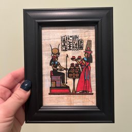 Lovely Framed Papyrus Egyptian Art (BR)