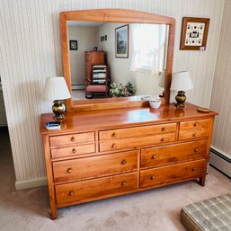 Crawford Furniture Dresser With Mirror (Master Bedroom)