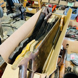 Most Disston Hand Saw Lot
