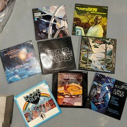 Wow! Sci Fi & Fantasy Vinyl Record Lot: The Hobbit, Star Wars, 2001 Space Odyssey, Ray Bradbury, Etc (BSMT)