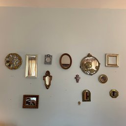 Assorted Vintage And Modern Wall Mirrors (Living Room)