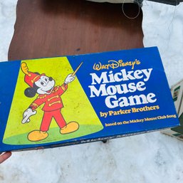 Vintage IN BOX Walt Disney Mickey Mouse Game By Parker Brothers