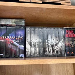 WAR HISTORY MEDIA LOT: The Civil War, Pearl Harbor, Warbirds WWII, COMBAT Series, VHS & DVD (office)