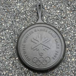 Salt Lake City 2002 Olympic Winter Games Commemorative Lodge Cast Iron Skillet