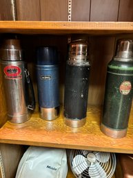 Assortment Of 4 Heavy Thermos (BSMT)