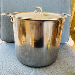 Large Stainless Steel All-Clad Stock Pot (Mudroom)