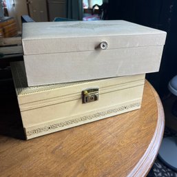 Pair Of Vintage Jewelry Boxes (KM13)