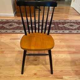 Small Wooden Dining Chair With Seat Cushion (lR)