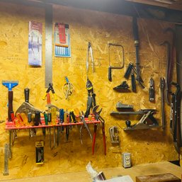 Wall Lot No. 2 - Assorted Tools And Supplies (Zone 3)