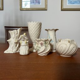 Large Collection Of Vintage BELLEEK Porcelain (DR)