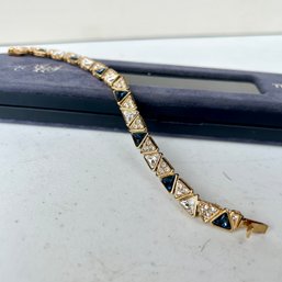 Fine Costume Jewelry: The ATTWOOD Collection Blue And Gold Tone Bracelet