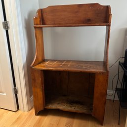 Vintage High Back Wood Sideboard/Dry Sink - Appointment Pickup Only, Bedford, NH (OA)