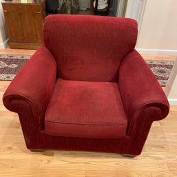 Large Plush Red Chair (LR)