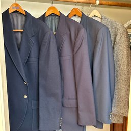 Men's Vintage Sport Coats: Austin Hill Jordan Marsh, POLO, Filenes Hart Schaffner & Marx, Bert Pulitzer (Bed1)