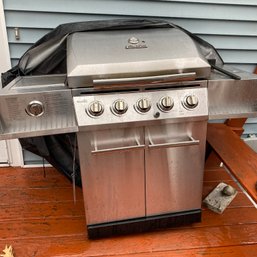 Charbroil Gas Grill With Side Burner And Cover