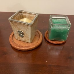 Lot Of Small Assorted Candle Holders (LR)