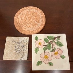 Lot Of Tiles/coasters/trivets (lR)