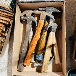 Box Lot Of Hammers
