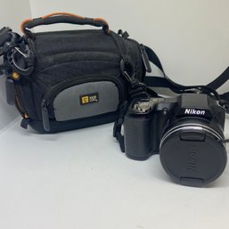 Nikon CoolPix L100 Digital Camera With Nikkor 15X Zoom Lens & Camera Case (SA140)