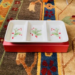 Lenox 'Holiday Gatherings' Divided Serving Tray With Box (Dining Room)