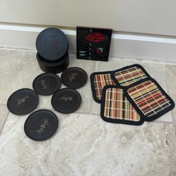 Lovely Coaster Lot Including Made In Japan & Unique Tile Made In Italy (FR)