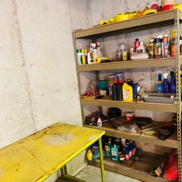 Metal Shelving Unit And Contents (Barn Downstairs)