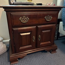 The Sterlingworth Corporation Nightstand With One Drawer And Cabinet (Master Bedroom)