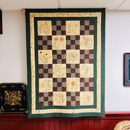 Handmade Patchwork Quilted Wall Hanging (Basement)