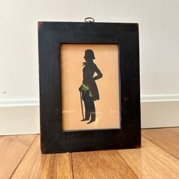 Framed Reproduction Of Cut & Paste Silhouette (Bed1)