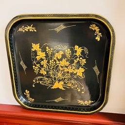 Painted Tole Tray (Basement)