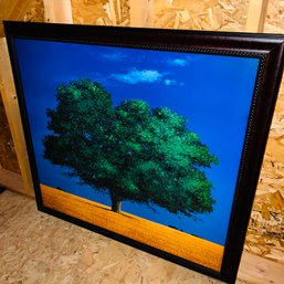 Large Framed Wall Canvas (attic)