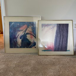 Pair Of Modern Art, Framed (UpBed)