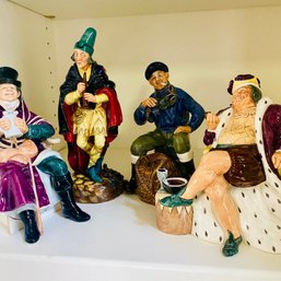 4 Royal Doulton Figurines: Pied Piper, Lobster Man & More! (LR)