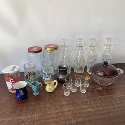 Assorted Vintage Glassware Including Welch's & Mini Glasses (NK)